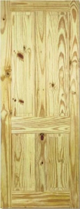 4 Panel Knotty Pine Internal Door